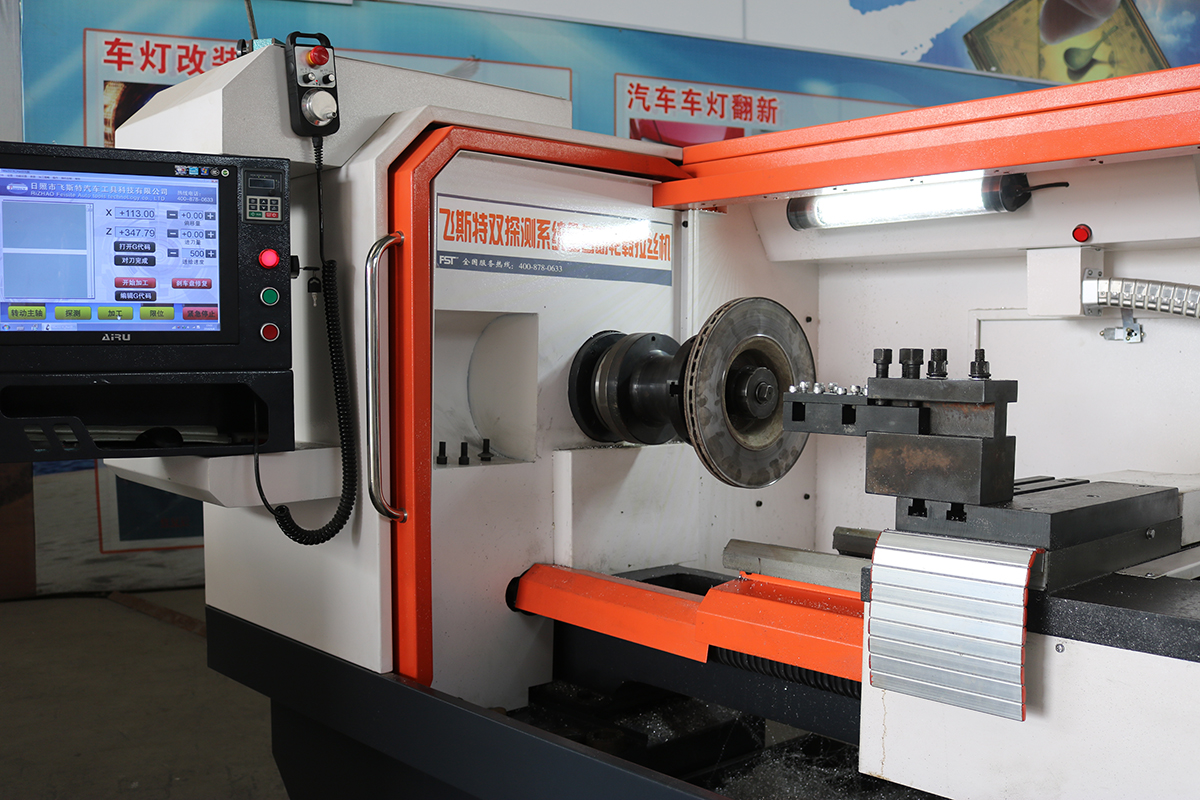 拉絲機變身剎車盤修復機