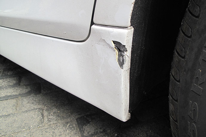 快速補漆修復前